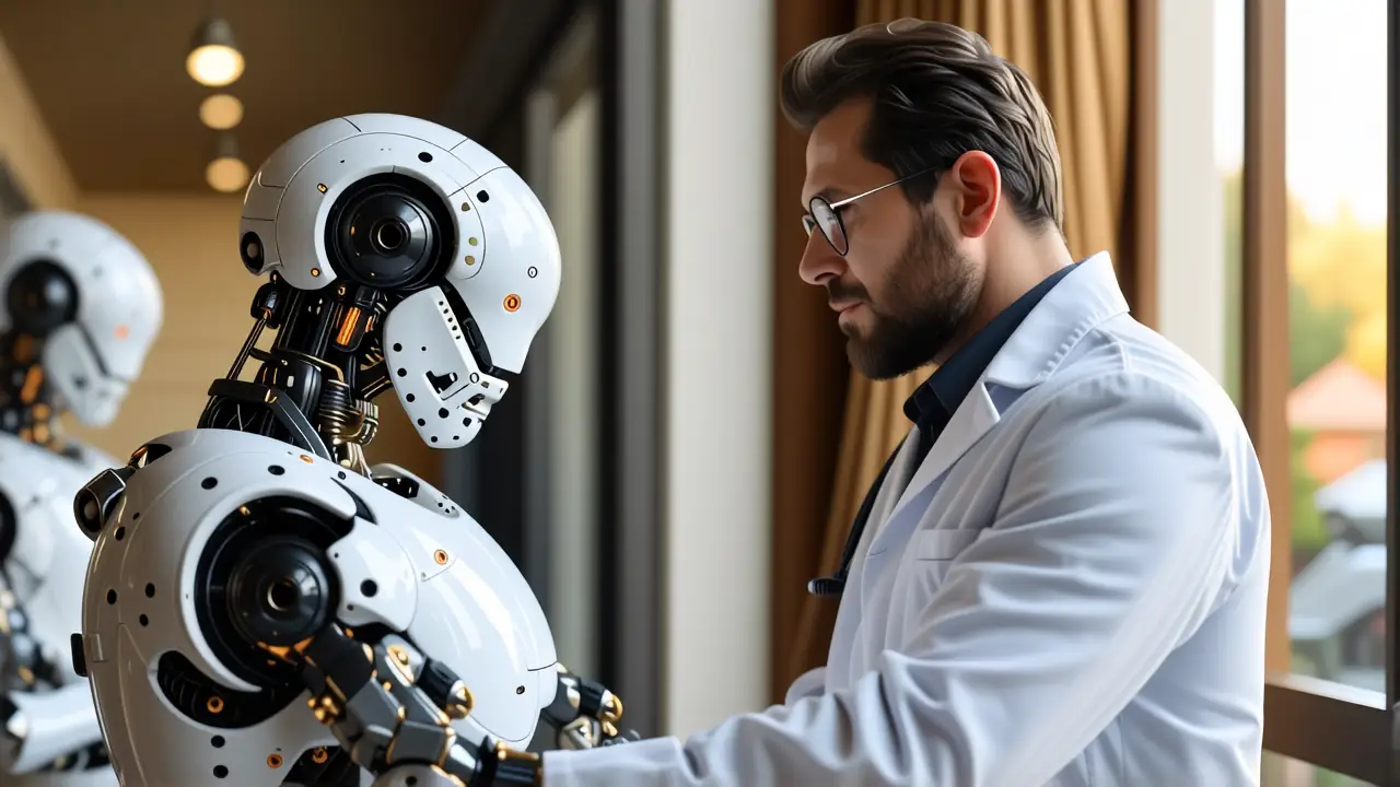 Un médico español reflexivo ayuda a robot