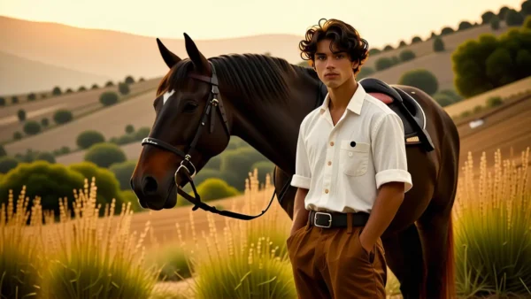 Un pintor realista captura la calma andaluza