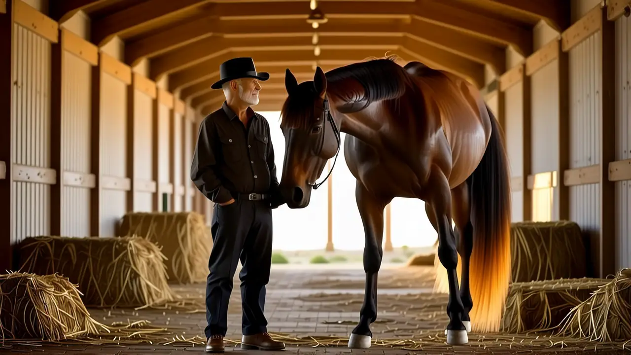 Un entrenador equino español se muestra sereno