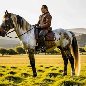 Un jinete andaluz domina el sol