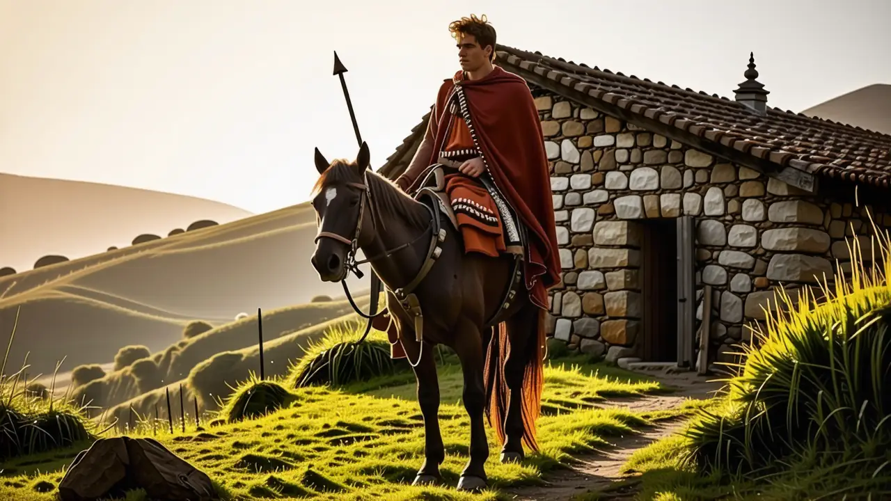 Caballo Asturcón: Origen, Características & Conservación 3 Un jinete y pastor evocan Asturias