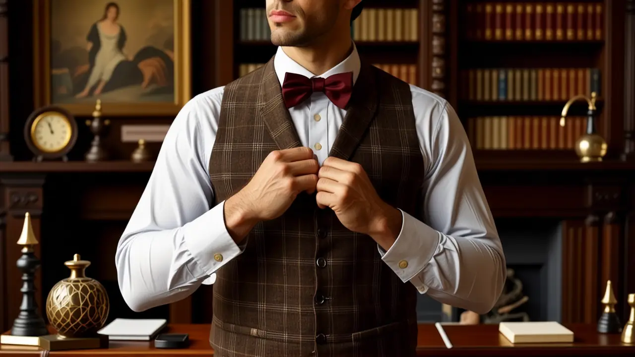 Un hombre español enseña a atar la corbata