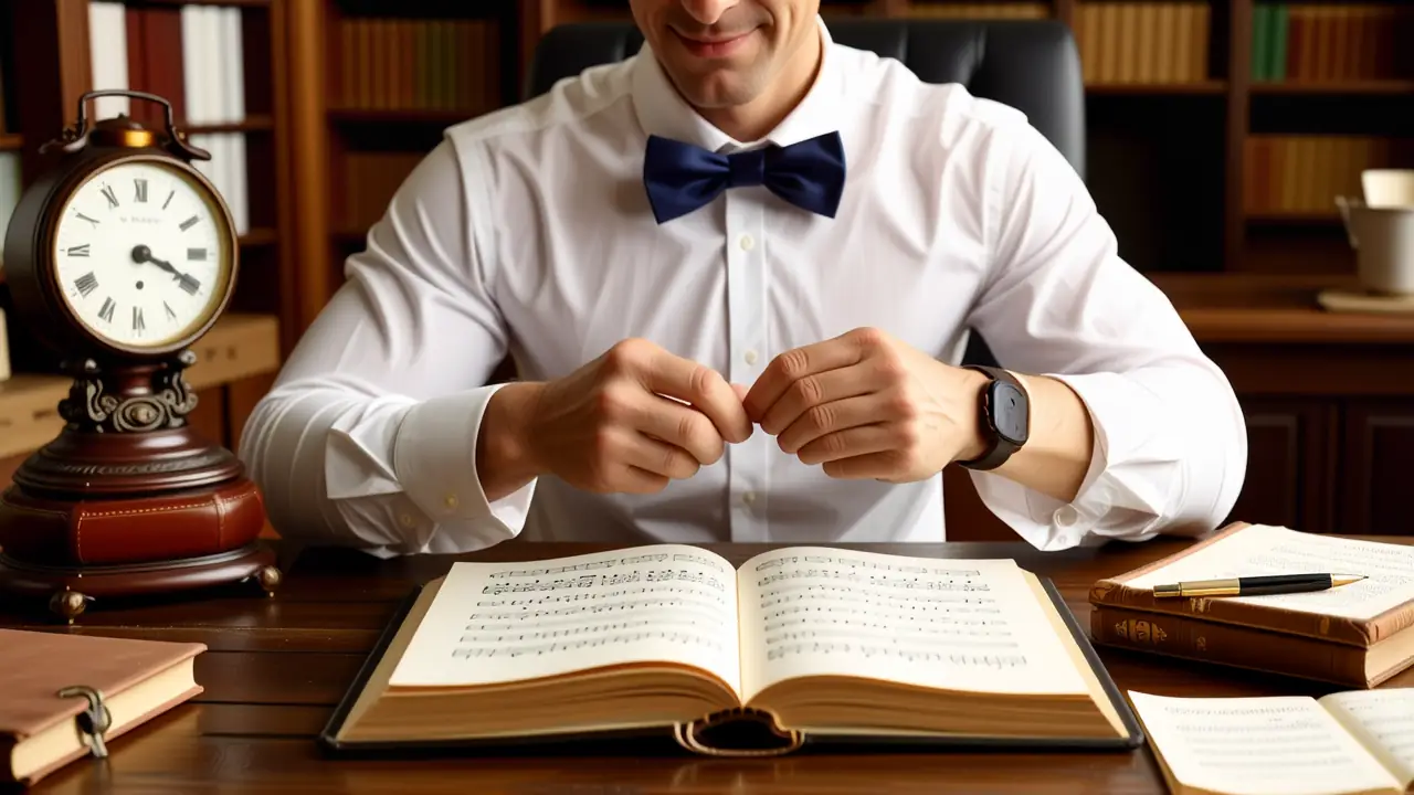 Un ilustrador vintage enseña a atar nudo