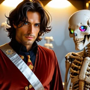 Un hombre melancólico se presenta en laboratorio