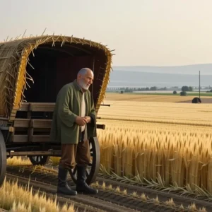 Un anciano granjero español se muestra nostálgico