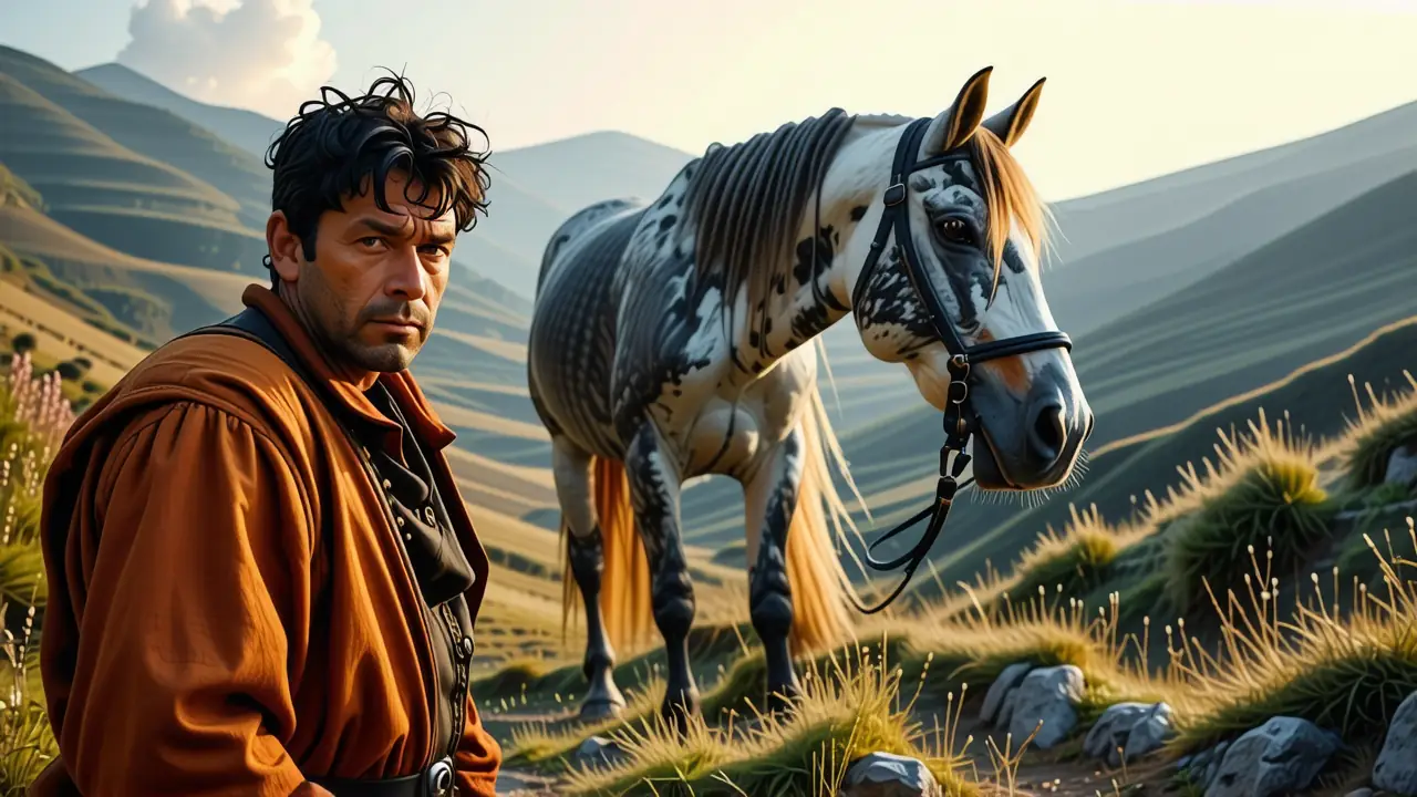 Caballos Berberiscos: Historia y Origen Equino 1 Velázquez retrata un hombre andaluz sereno
