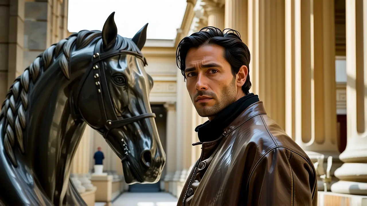 Caravaggio retrata un hombre melancólico en Roma