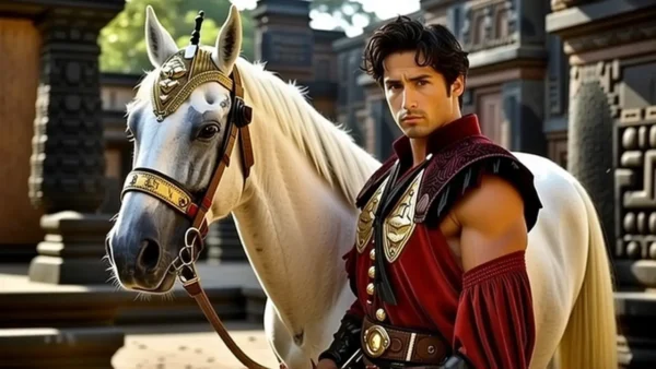 Velázquez retrata un noble con caballo azteca