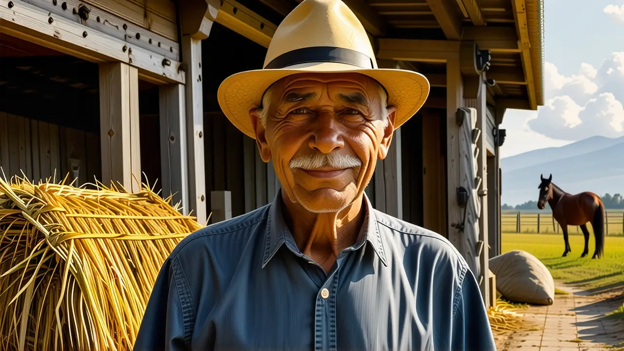 Sorolla inspira un anciano granjero sereno