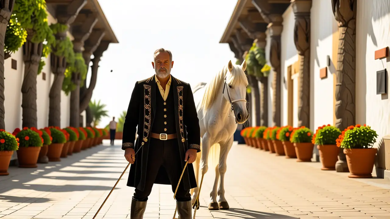 Caballo del Zorro: Nombre y Don Diego Vega 2 Velázquez retrata a Don Diego con solemnidad