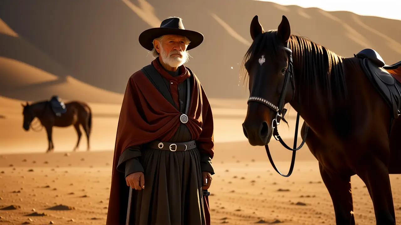 Un hombre anciano contempla su legado español