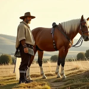 Un anciano español contempla la Toscana