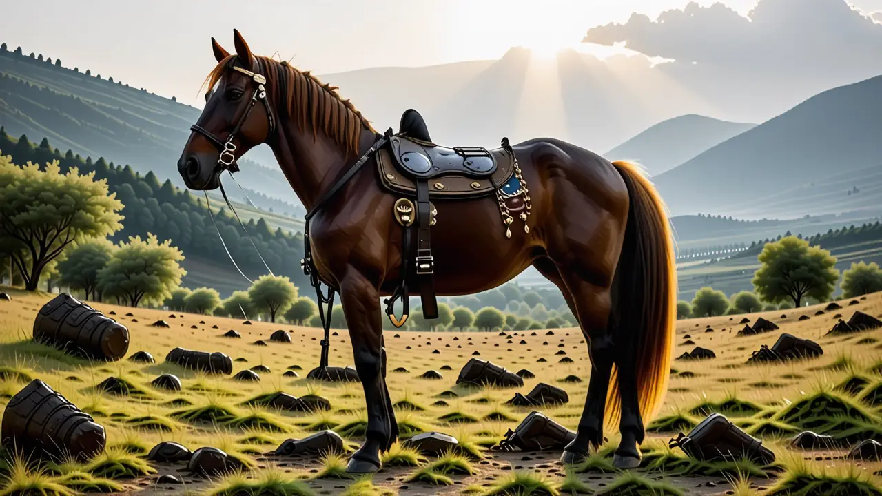 Caballo Prehistoria: Origen, Simbolismo y Ponis 1 Un caballo salvaje evoca historia ancestral