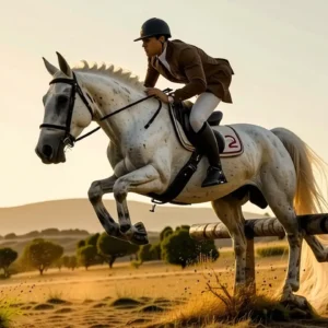 Un jinete español se lanza audazmente
