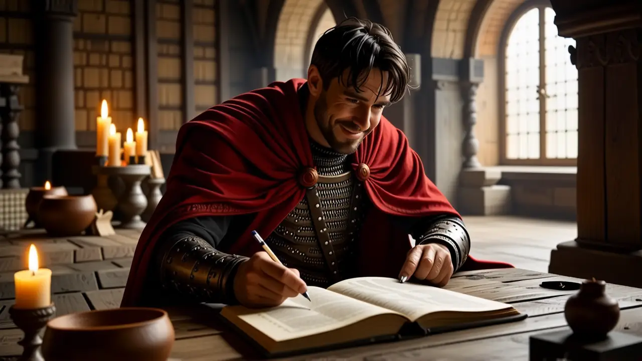 Un hombre calculador planea en la sombra