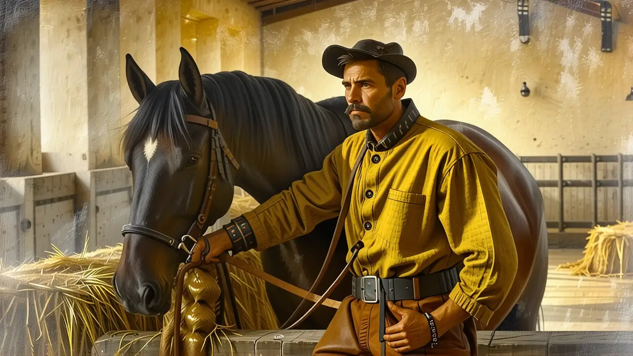 Un artista español crea un cuadro nostálgico