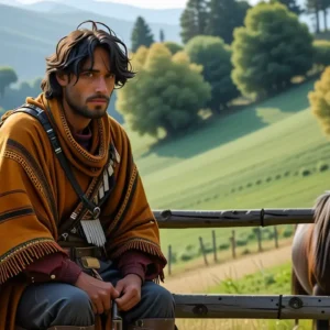 Un hombre pensativo observa Chile