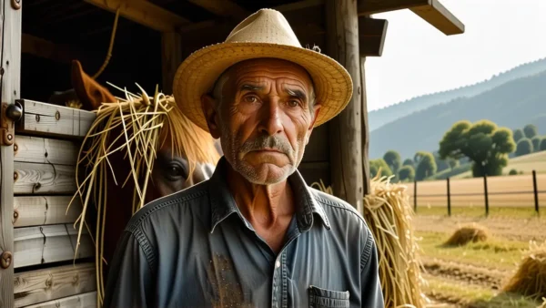 Sorolla evocó un anciano granjero preocupado