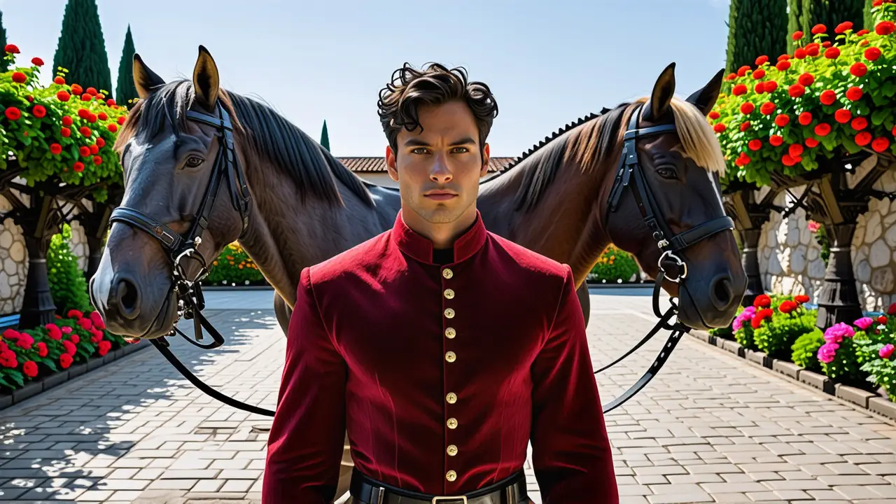 Un hombre elegante se muestra en oro