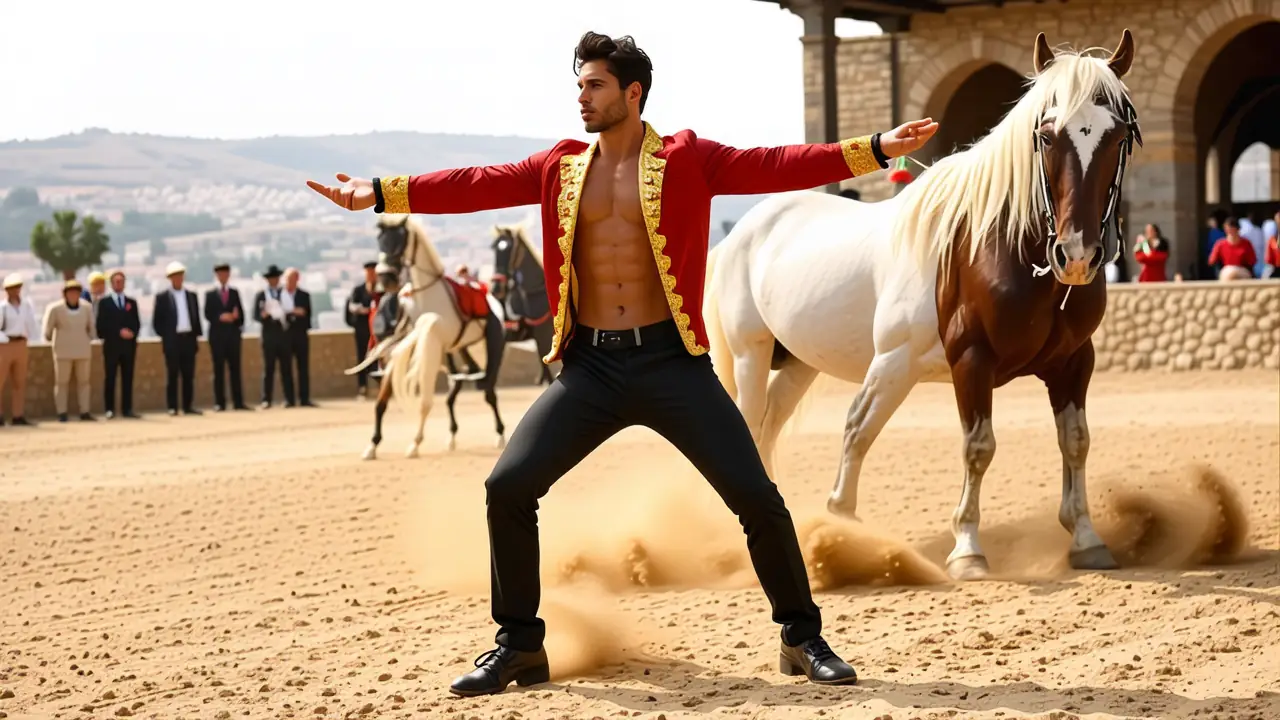 Un danzante flamenco captura la pasión española