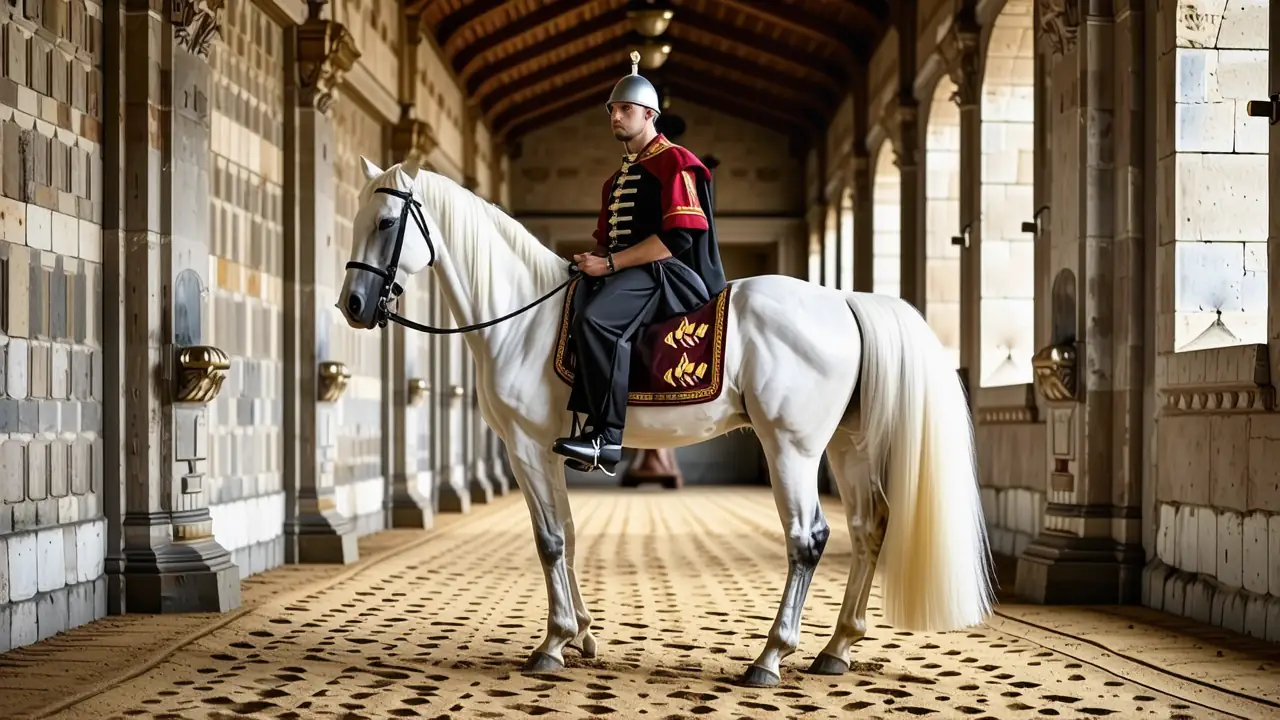 Caravaggio retrata un noble español equitándose