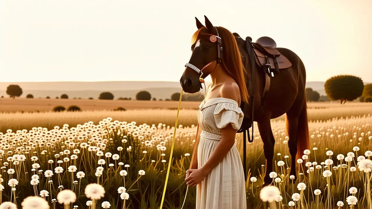 Dali retrata una mujer melancólica en campo