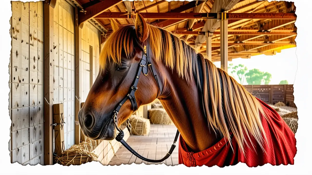Un caballo andaluz retrata serenidad clásica