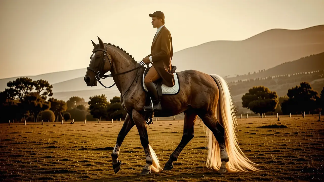 Doma Clásica: El Arte del Caballo Doma Clásica 2 Un jinete español domina su caballo