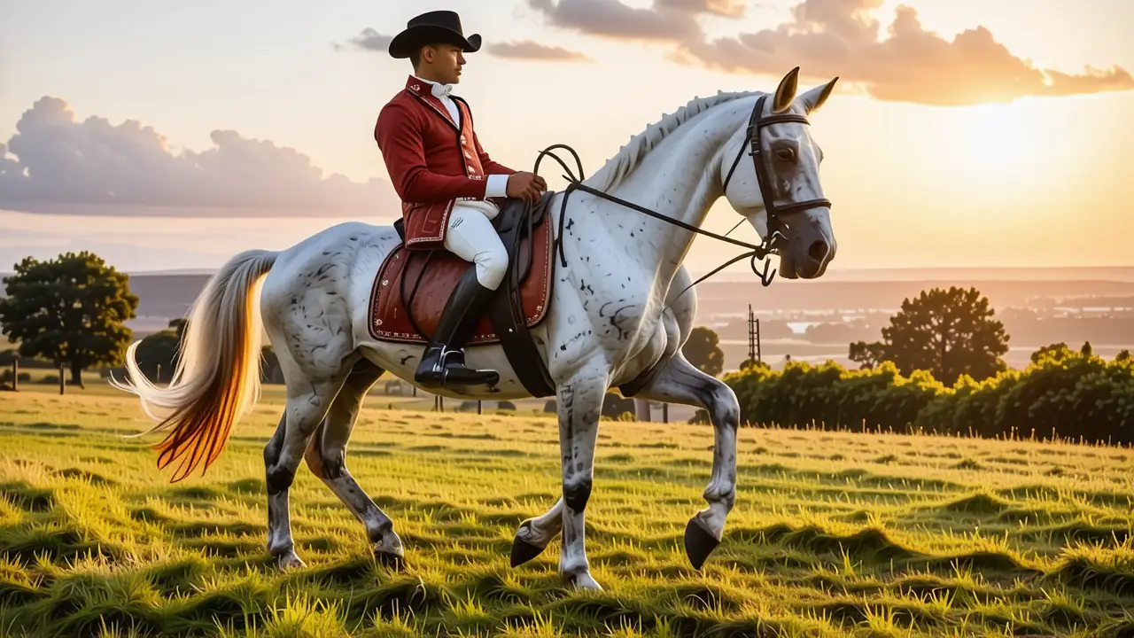 Monet inspiró un jinete español en campo
