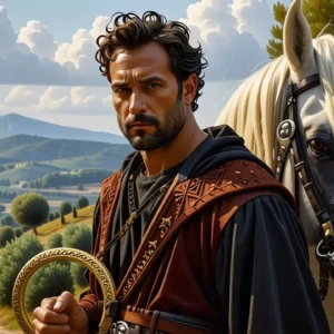 Velázquez inspira un hombre noble en Andalucía