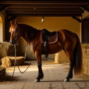 Un jinete navarro realista domina su caballo