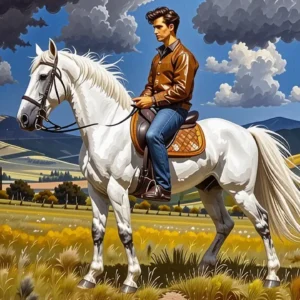 Un jinete español se muestra sereno