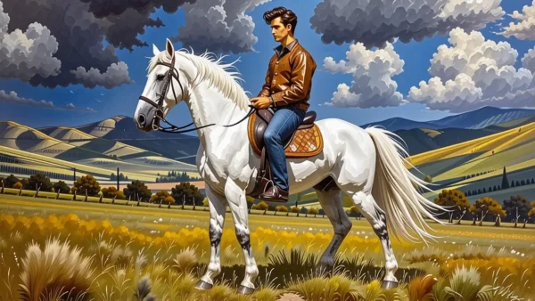 Un jinete español se muestra sereno