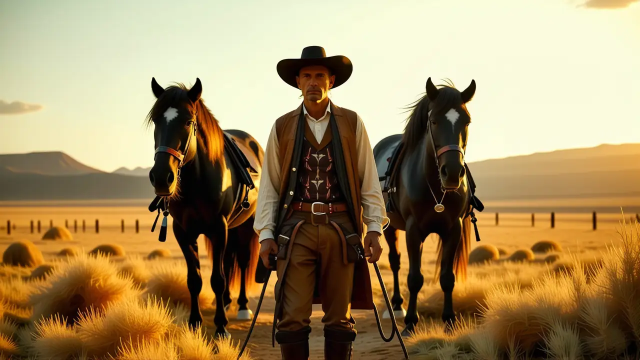 Un hombre español se enfrenta al Oeste