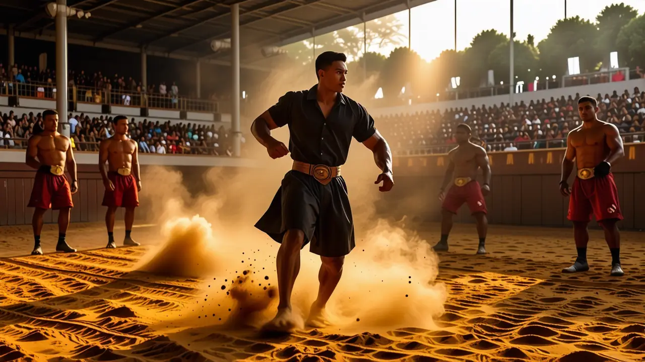 Un torero español muestra su destreza