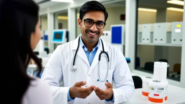 Un especialista guía con cuidado un futuro