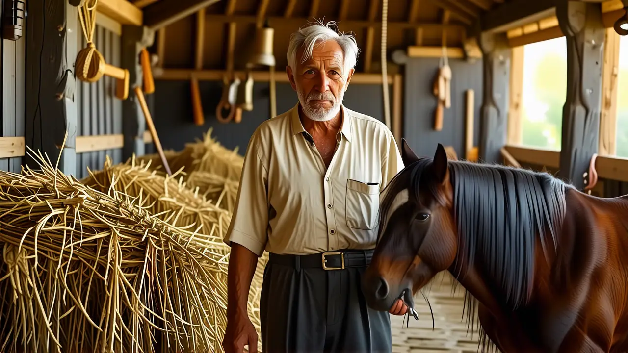 Caravaggio retrata un campesino pensativo y su potro