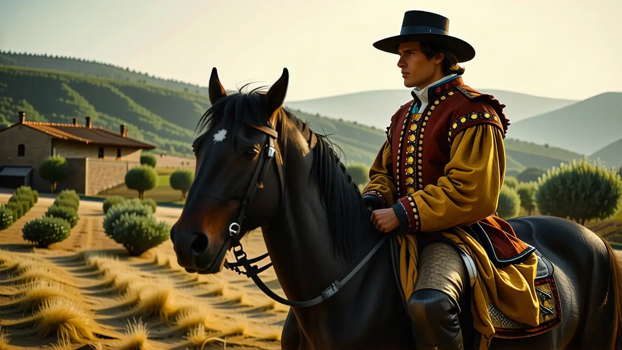 Velázquez retrata un hombre en Andalucía