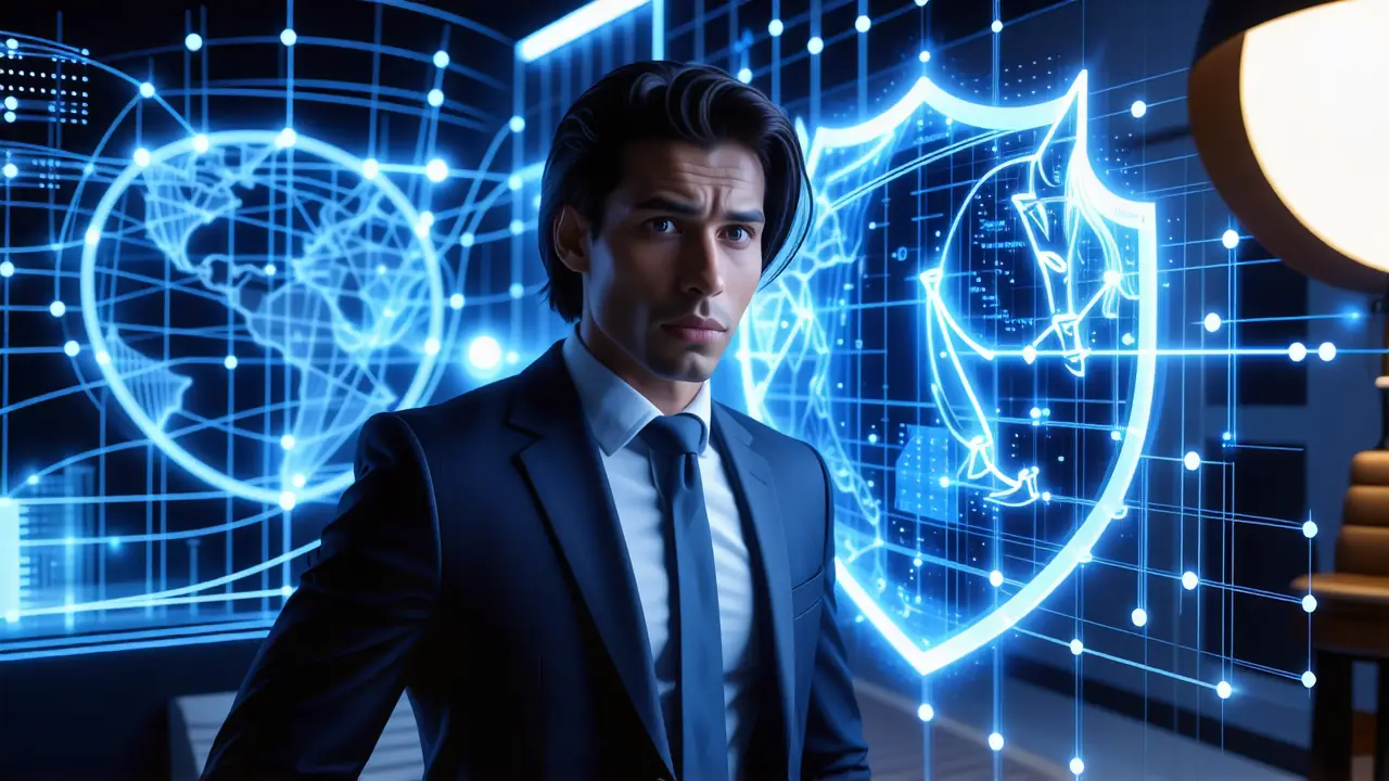 Un experto preocupado proyecta una amenaza digital