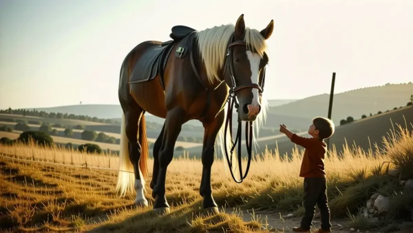 Un jinete español captura la Toscana dorada