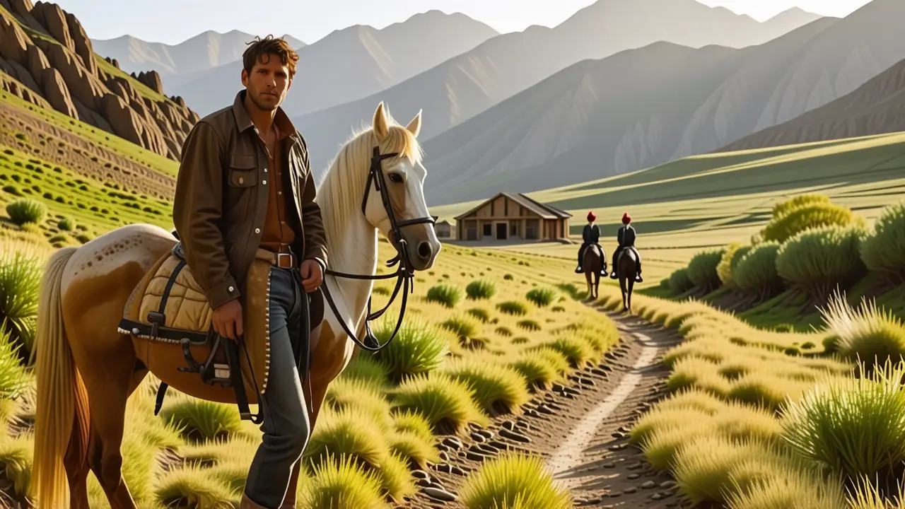 Turner retrata un jinete en Marruecos