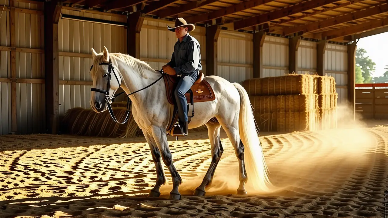 Un vaquero español se muestra sereno
