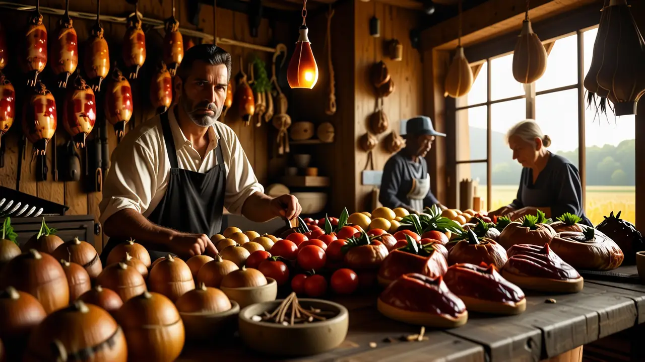 Un hombre español investiga en el campo