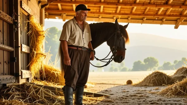 Un hombre español realista observa a su aprendiz