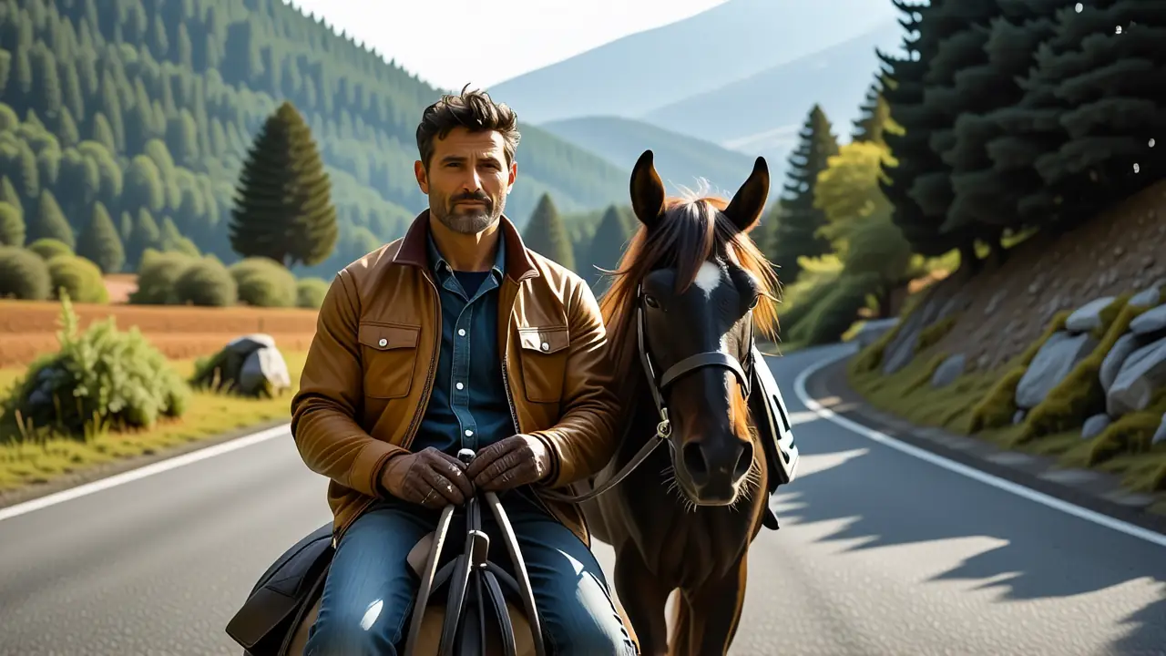 Un conductor español se conduce con calma