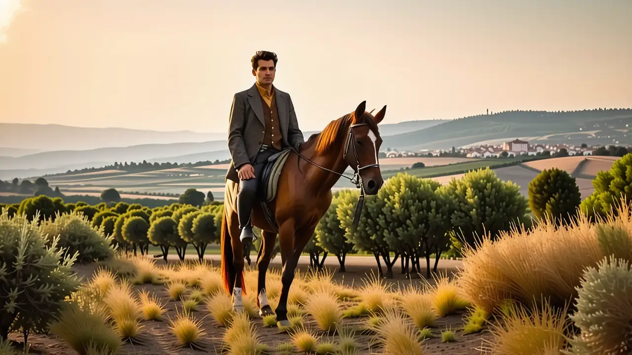 Trote Caballos: Trote a Caballo Guía Completa 5 Un jinete español monta su caballo