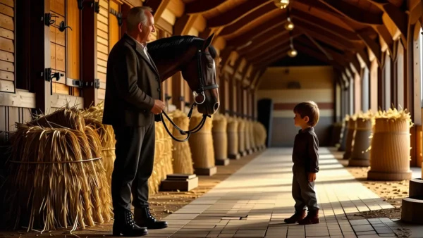 Un hombre español contempla la campiña